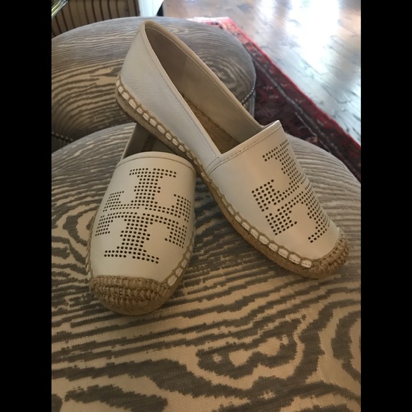 tory burch white espadrilles